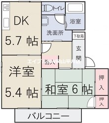 マルシンアパートDの物件間取画像